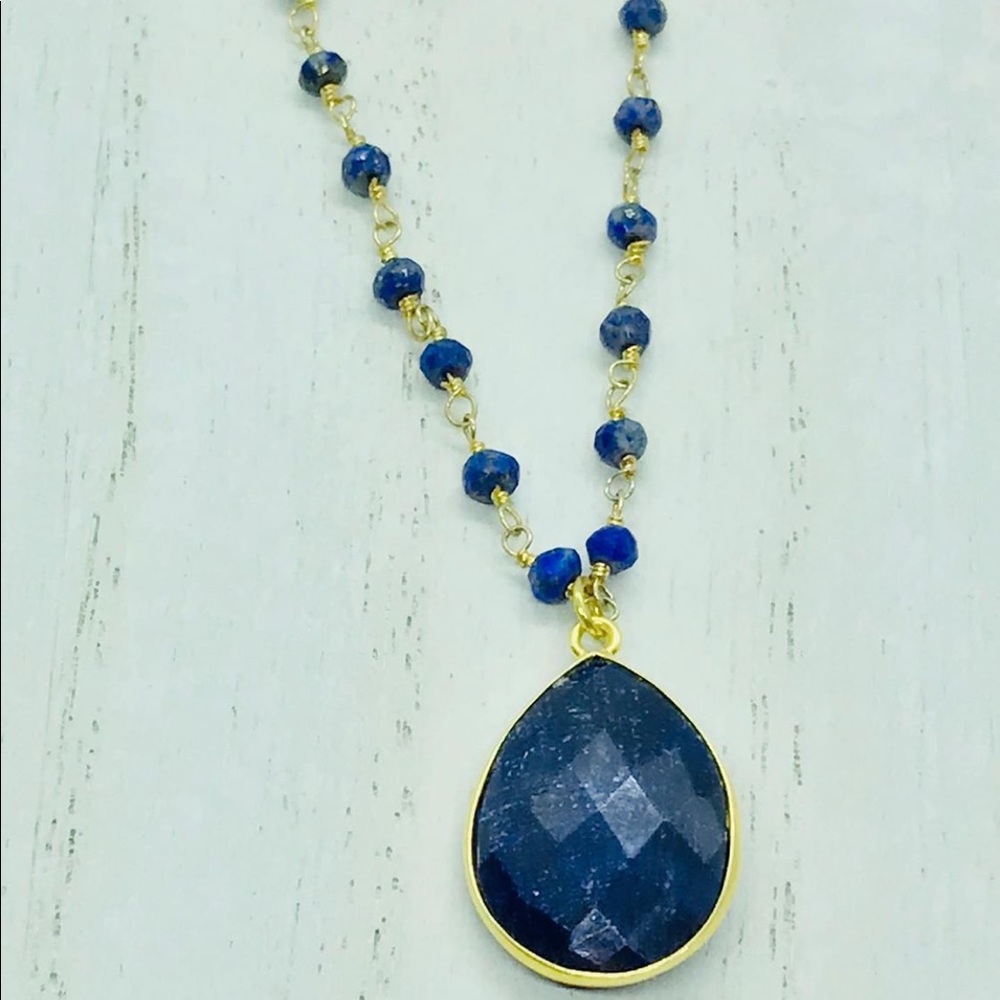 Luvleigh designs - sapphire necklace